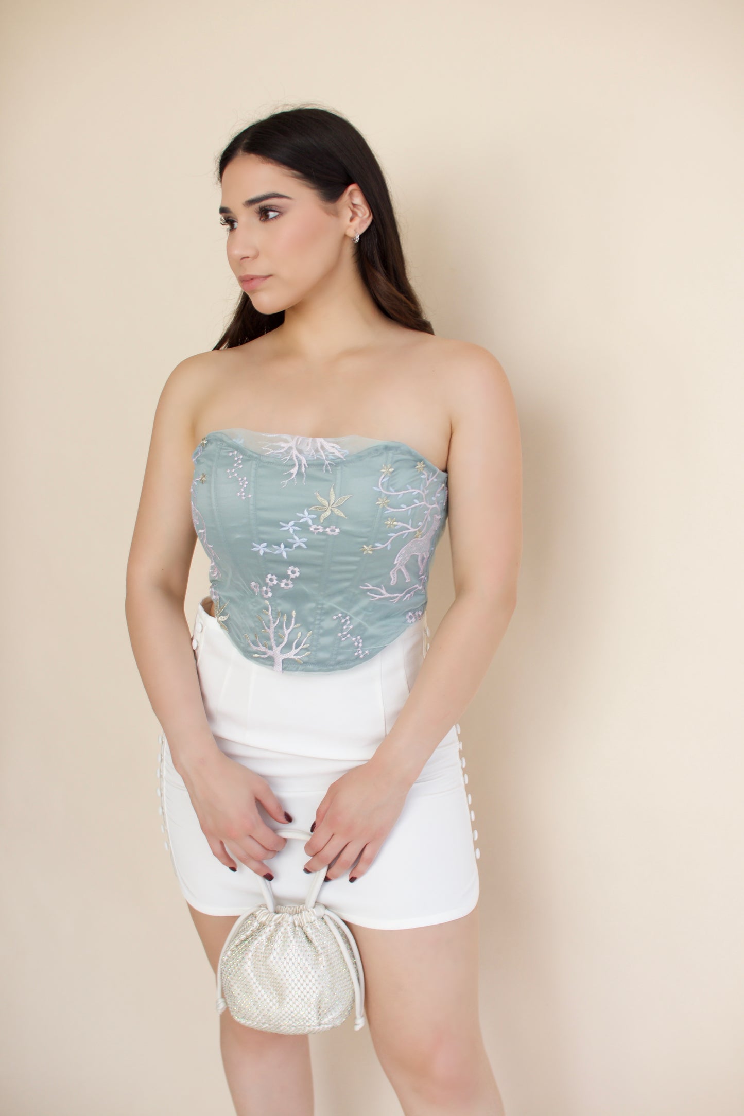 Sirenita Embroidered Corset