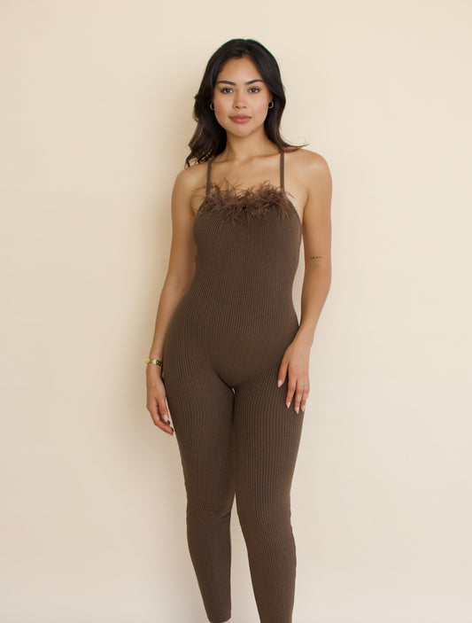 Feather Jumpsuit