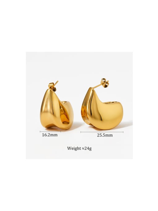 Mega Dome Trending Earring 18K Gold plated