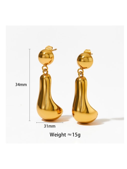 Dangle Drop Earring 18K Gold