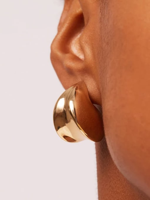 Mega Dome Trending Earring 18K Gold plated