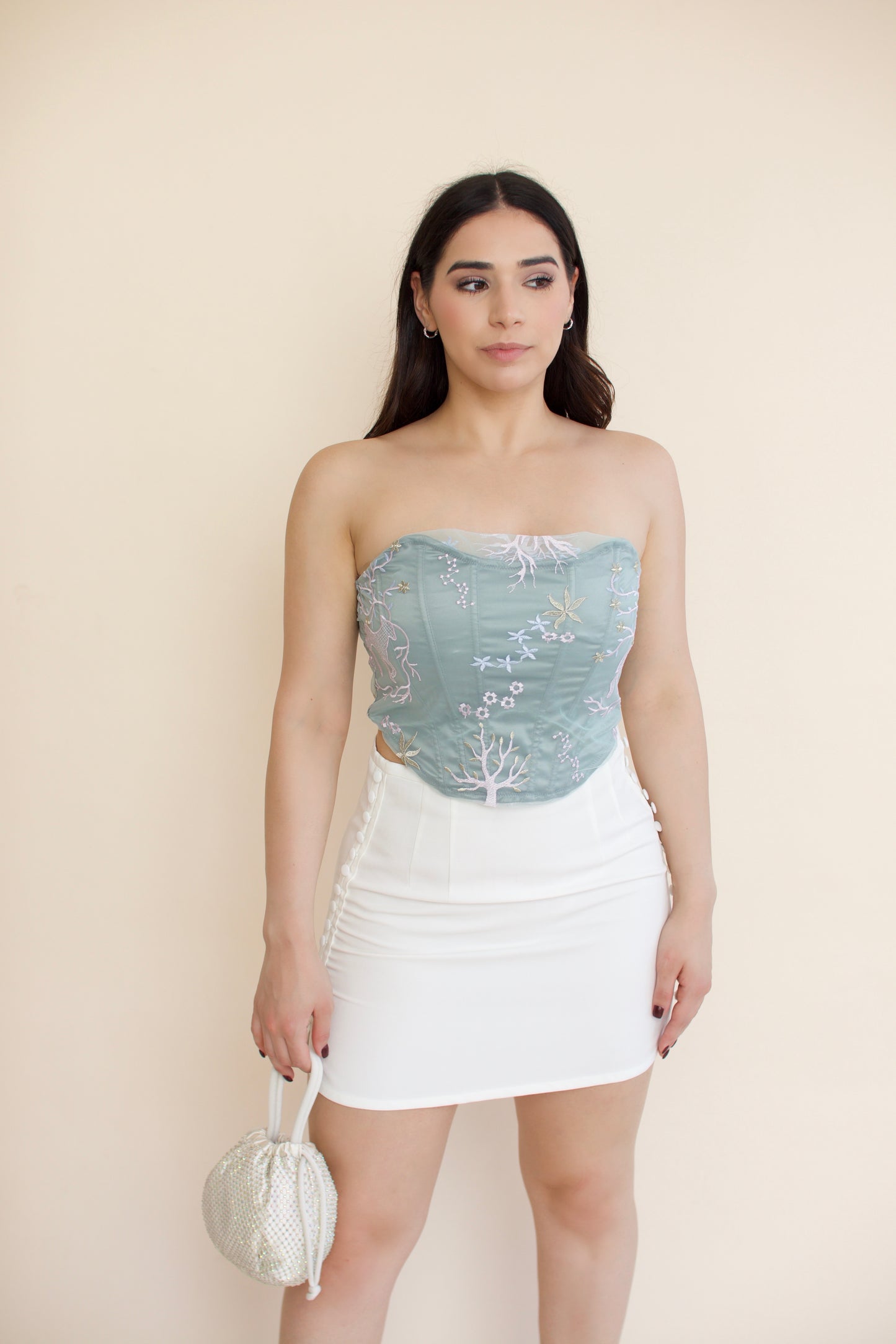 Sirenita Embroidered Corset