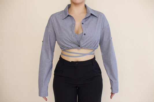 Strive Woven Top Set Blouse