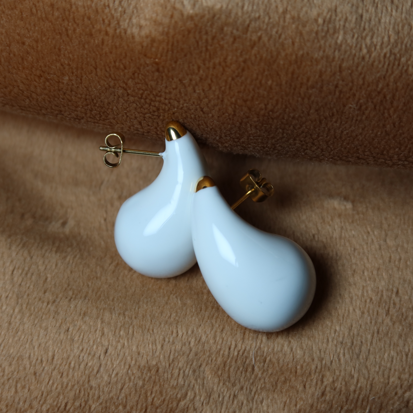 Enamel Water Drop Earring